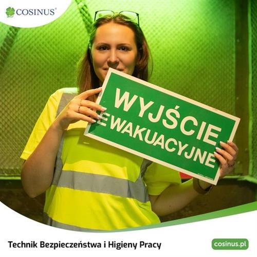 Zdobądź nowy zawód! Bezpłatny kierunek Technik BHP w Cosinus Kielce!