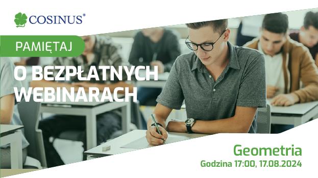 Bezpłatne webinary przed powtórką matury z matematyki - geometria