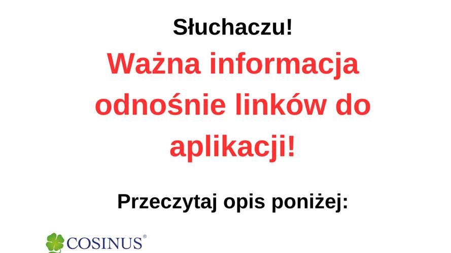 Ważne: Linki do aplikacji