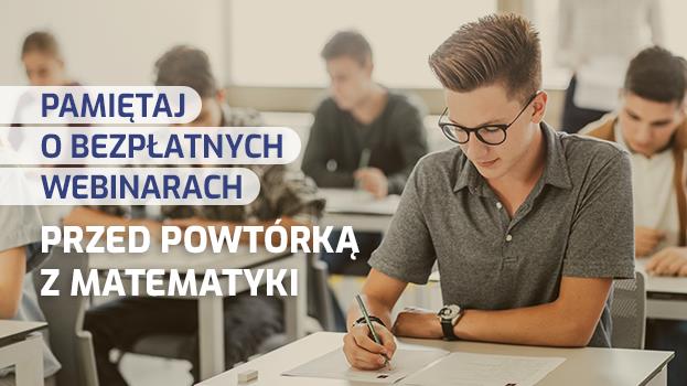 Kolejny webinar przed maturą poprawkową z matematyki już jutro !