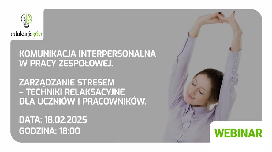 Bezpłatny webinar: Komunikacja interpersonalna w pracy zespołowej