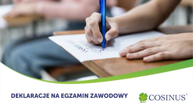 DEKLARACJE NA EGZAMIN ZAWODOWY