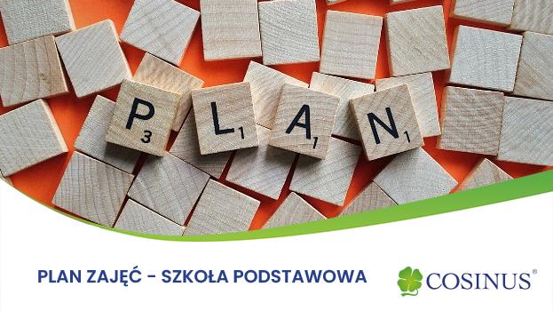 Plan zajęć - szkoła podstawowa