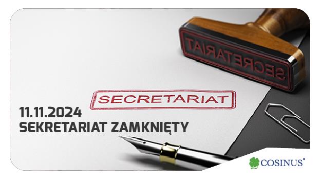 Sekretariat zamknięty