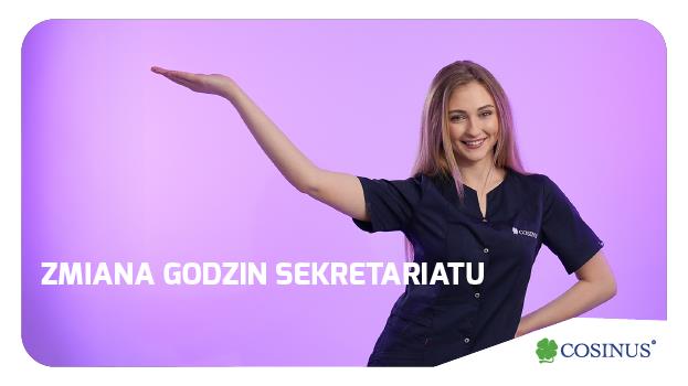 Zmiana godzin pracy sekretariatu