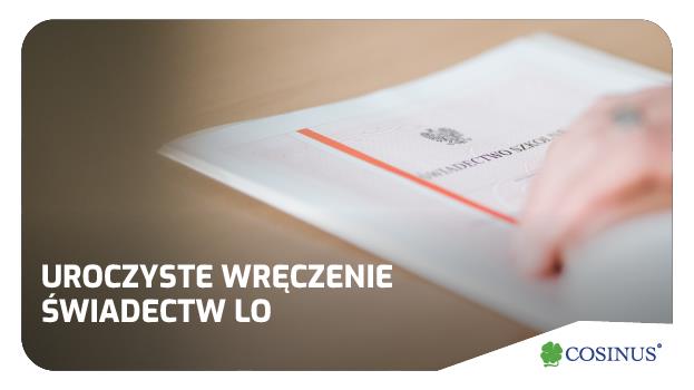 Zakończenie roku szkolnego 8 semestru w szkole Cosinus!