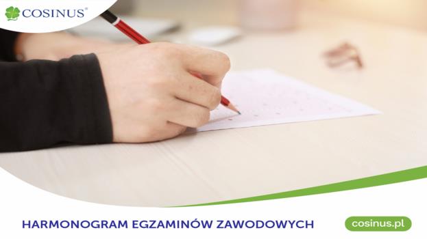 Harmonogram egzamnów zawodowych - sesja lato 2024