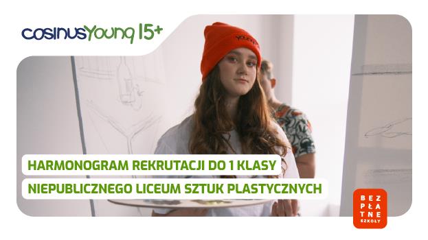 Rozpoczynamy zapisy do pierwszej klasy Liceum Sztuk Plastycznych na rok szkolny 2025/2026!